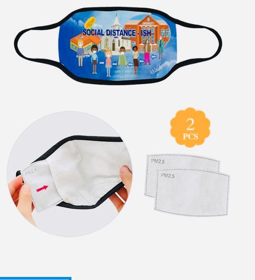 Social Distancing Collectable Designer Mask