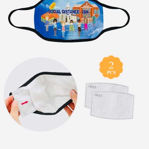 Social Distancing Collectable Designer Mask